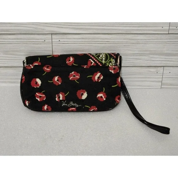 Vera Bradley "Poppy Fields" Flapper Wallet/Wristlet Retired Floral - Picture 2 of 6